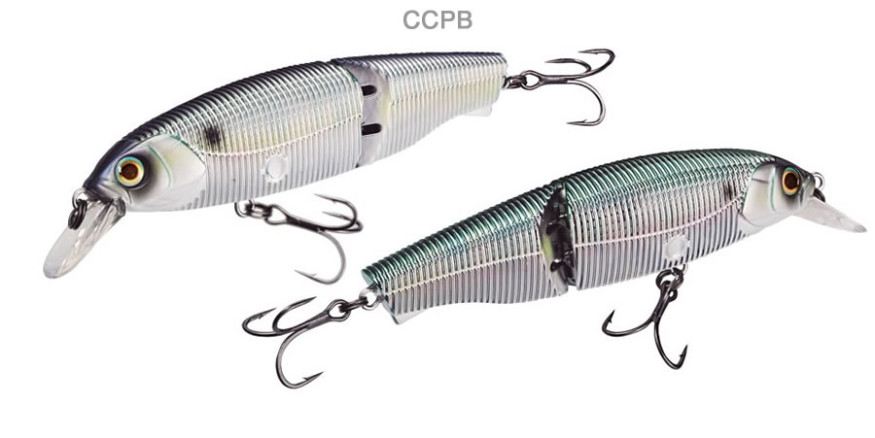 Воблер YO-ZURI 969R Sashimi Jointed FW 100мм CCPB