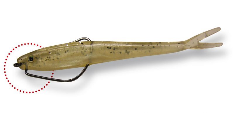 Крючок Gamakatsu Worm 314 MB Black 4/0