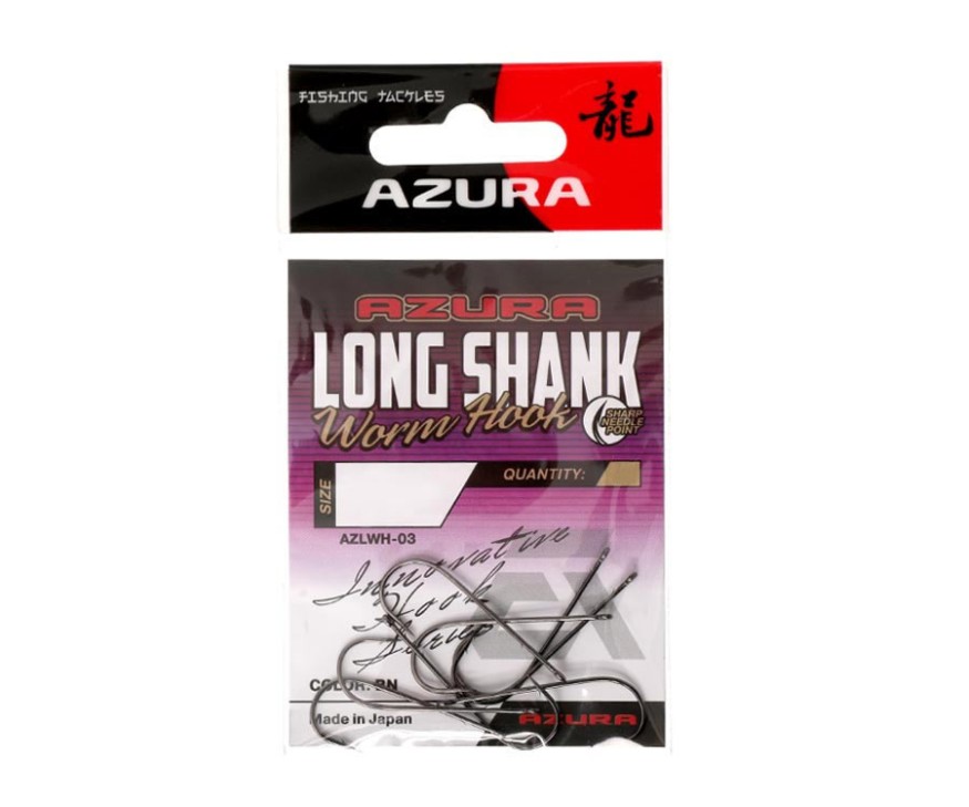 Крючки Azura Long Shank Hook №1/0