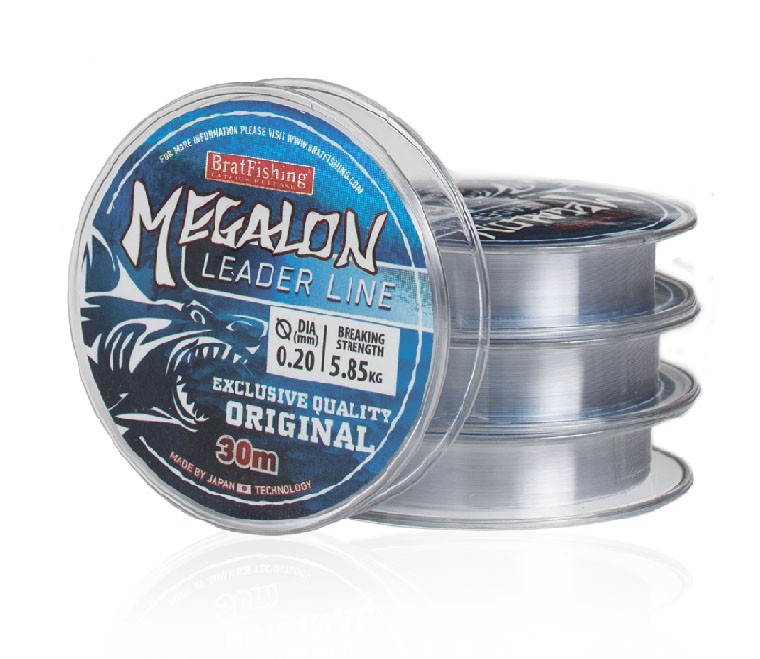Леска Bratfishing Megalon Leader Line 0.11 mm 1,65kg 30m