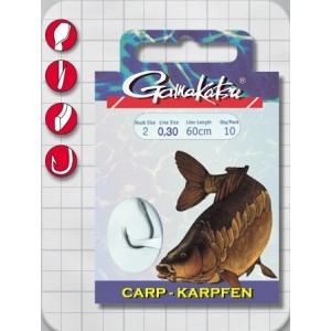 Крючок с поводком Gamakatsu BKD-3510F Carp Black 006