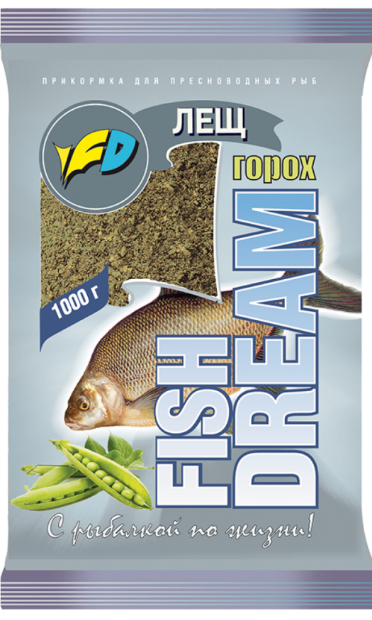 Прикормка FishDream Лещ горох 1кг