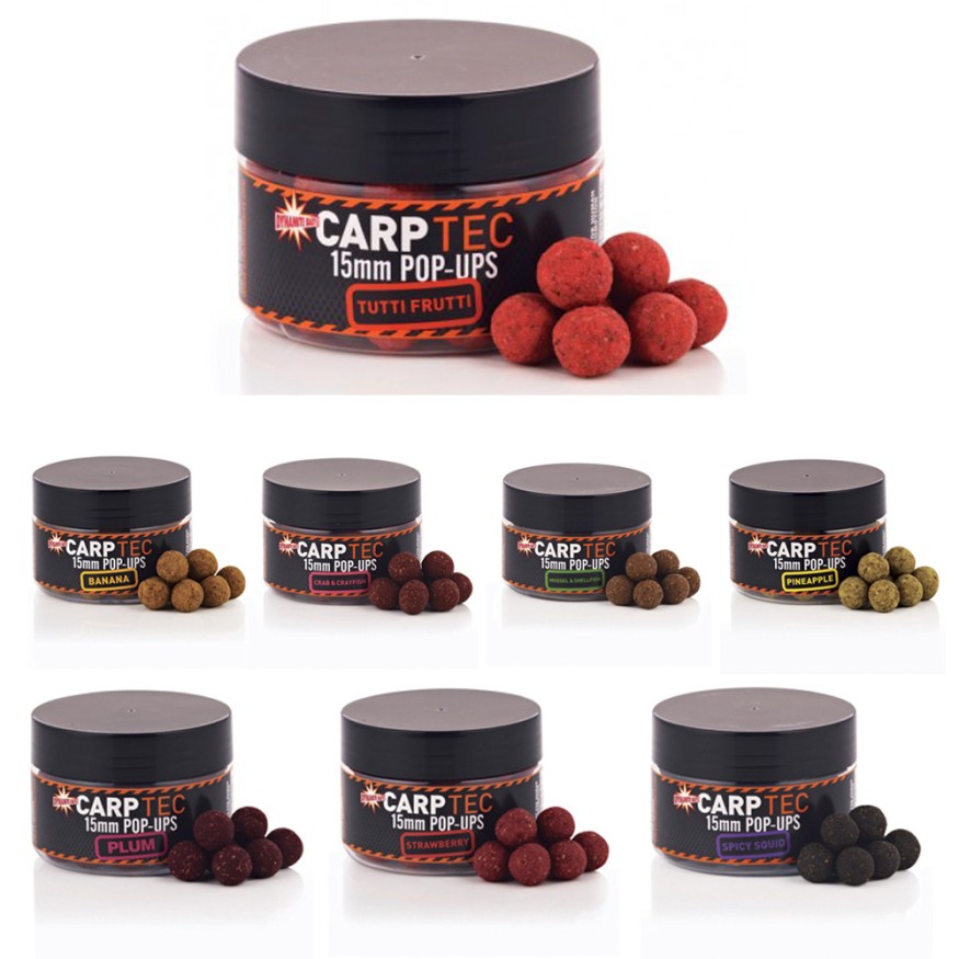 Бойлы Dynamite Baits CarpTec Pop-Ups Crab &amp; Crayfish 15mm
