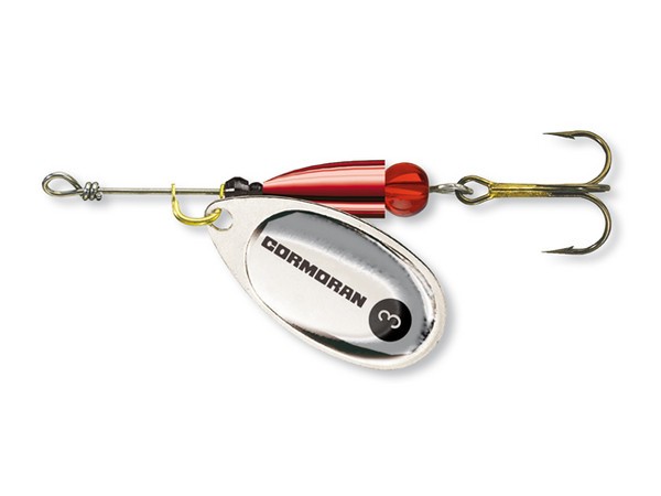 Вращающаяся блесна Cormoran Bullet №4 silver
