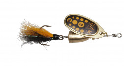 Блесна-вертушка Dam Effzett Executor с бородкой 6гр (blacky)