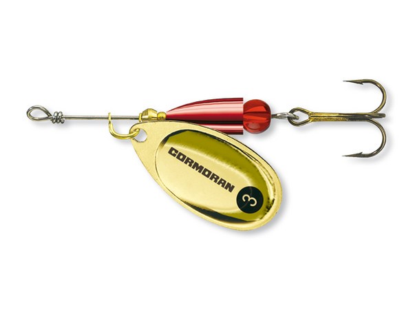 Вращающаяся блесна Cormoran Bullet №2 gold