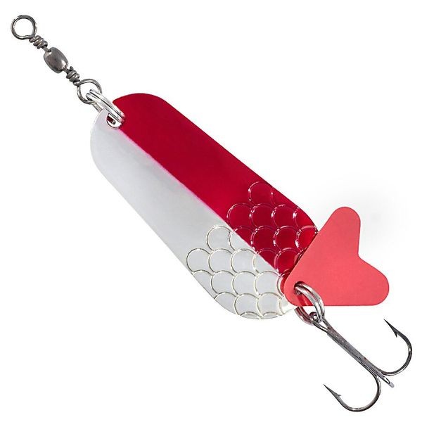 Блесна-колебалка Balzer Colonel Classsic Curvy Spoon Silver/Red 6гр.