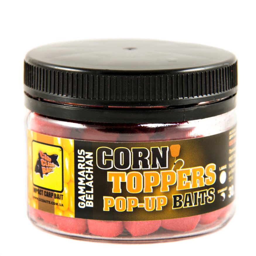 Плавающие насадки CC Baits Corn Toppers Garlic Std, 30гр