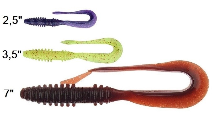 Силикон Keitech Mad Wag 320 silver shad