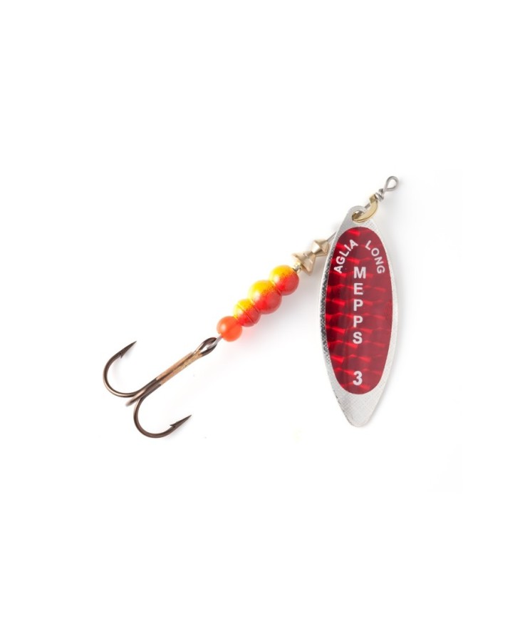 Блесна Mepps Aglia Longue Redbo AG серебро