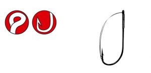 Крючок Gamakatsu Worm Wire Guard Bronze 4/0