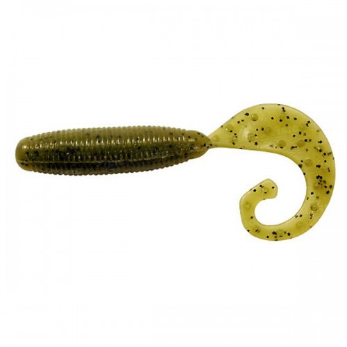 Съедобный силикон Reins FAT G TAIL GRUB 2&quot; 001 Watermelon seed 20шт (4см)