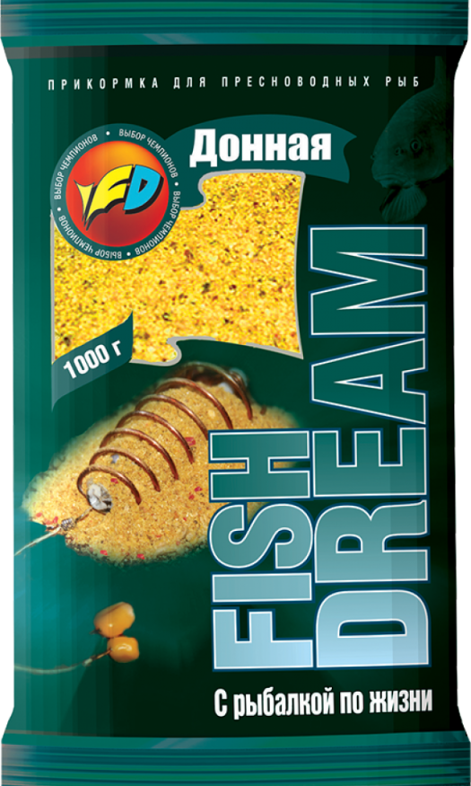 Прикормка FishDream Донная 1кг