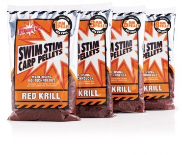Пеллетс Dynamite Baits Swim Stim Red Krill Pellets 8mm 900g