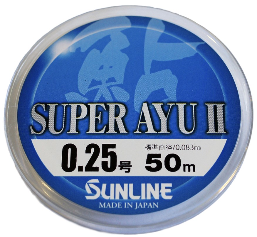 Леска Sunline Super Ayu II 50м HG #0,15 0.064мм 0,38кг