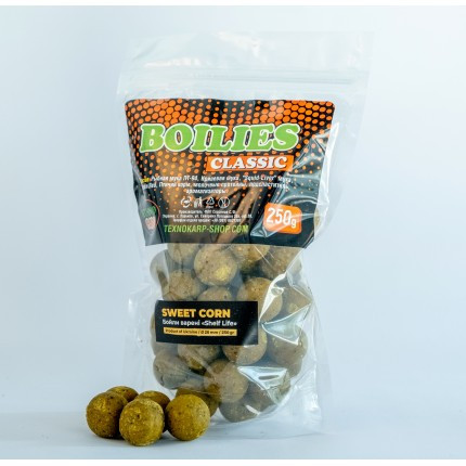 Бойлы Technocarp вареные &quot;Sweet Corn&quot; 20mm 250g