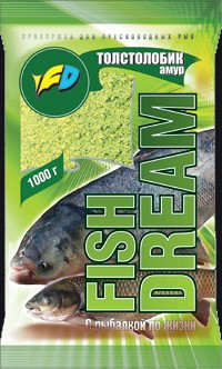 Прикормка FishDream Толстолобик 1кг