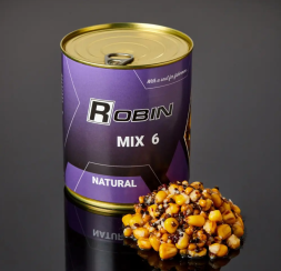 Готовая зерновая смесь Robin "MIX-6" 900 ml. ж/б Натурал