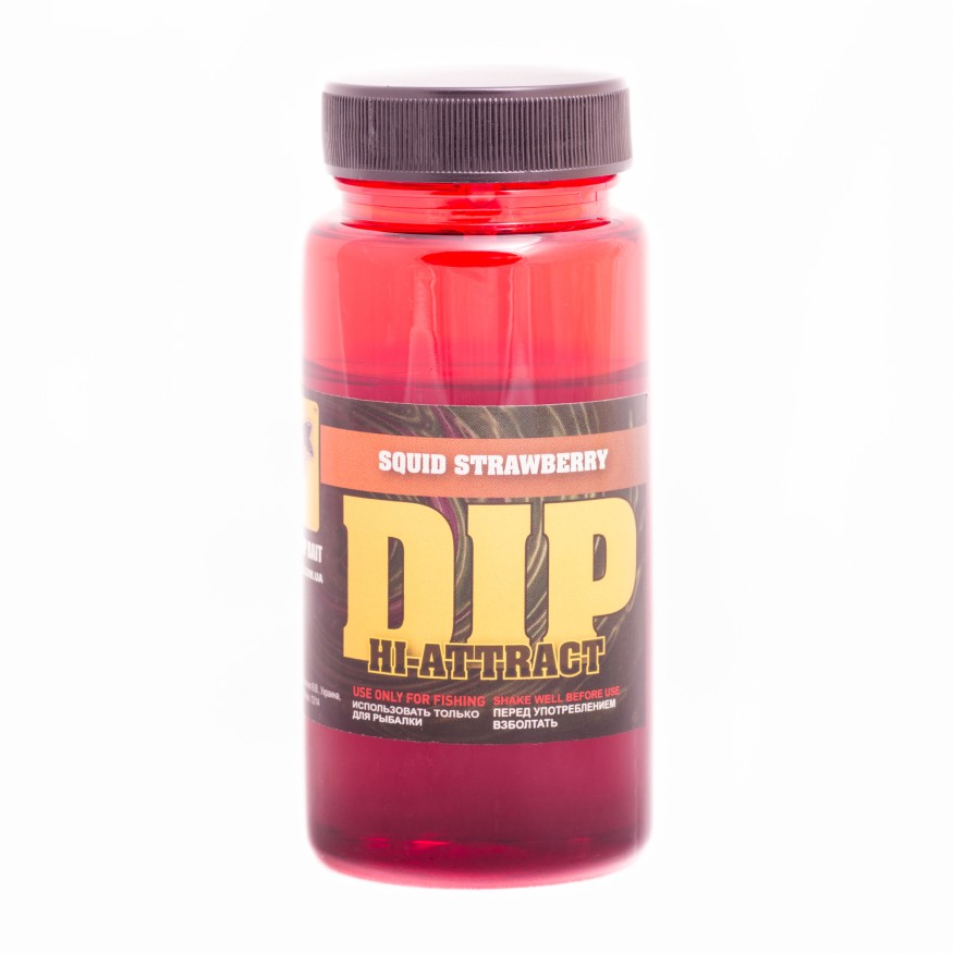 Дип CC Baits Hi-Attract Dip Squid - Strawberry, 100ml