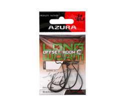 Крючки Azura Long Offset Worm Hook №1/0