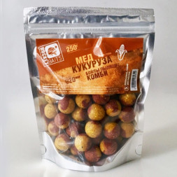 Бойлы Rocket Baits пылящие Мёд/Кукуруза 20 мм, 0,25 кг