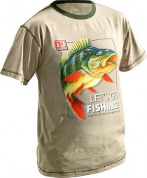 Футболка Dragon Окунь бежевая