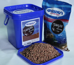 Пеллетс Фишка Шоколад 3 мм 1 кг