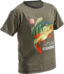 Футболка Dragon Окунь оливковая