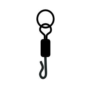 Вертлюг Bratfishing Kwik Change Rolling Swivel With Welded Ring 4