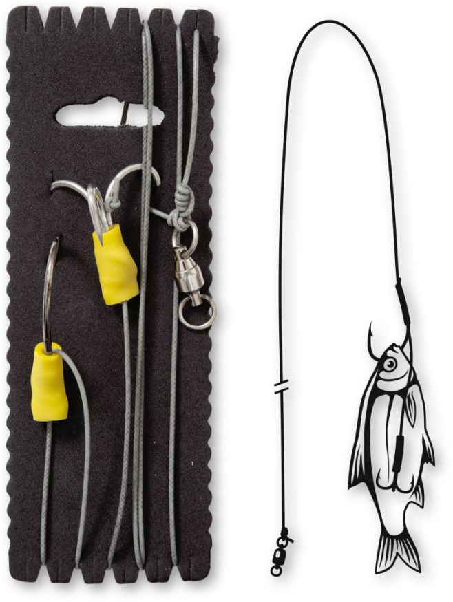 Оснастка для сома Black Cat Bouy and Boat Rig L 100kg 140cm