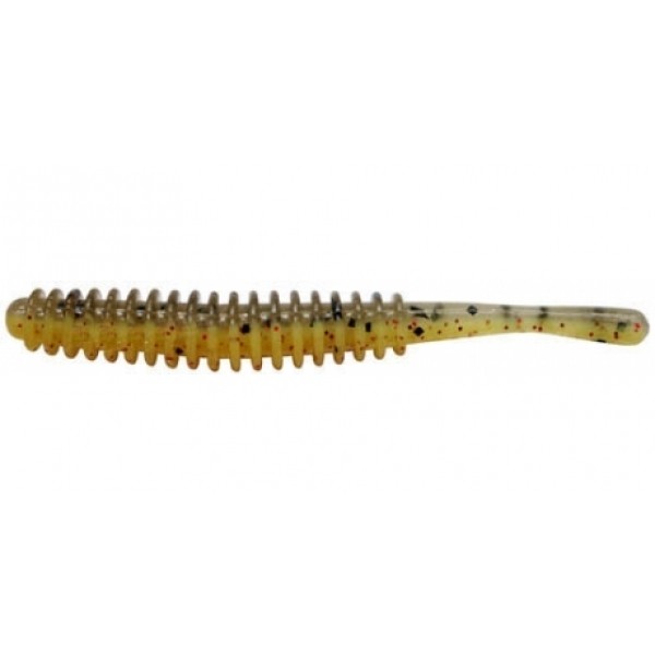 Съедобный силикон Reins KICK RINGER 3&quot; B09 Smoke Mustard 12 шт (6,5см)