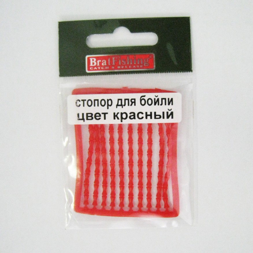 Cтопор для бойлов Bratfishing красный
