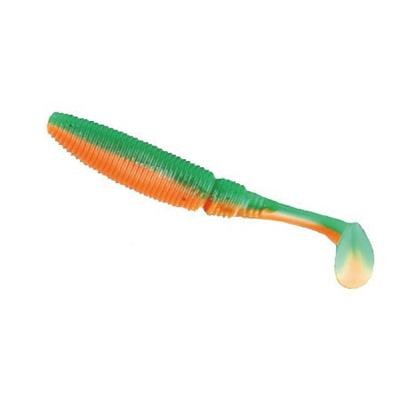 Силикон съедобный Nomura Rolling Shad 85mm 5,5g Orange Green 8шт 
