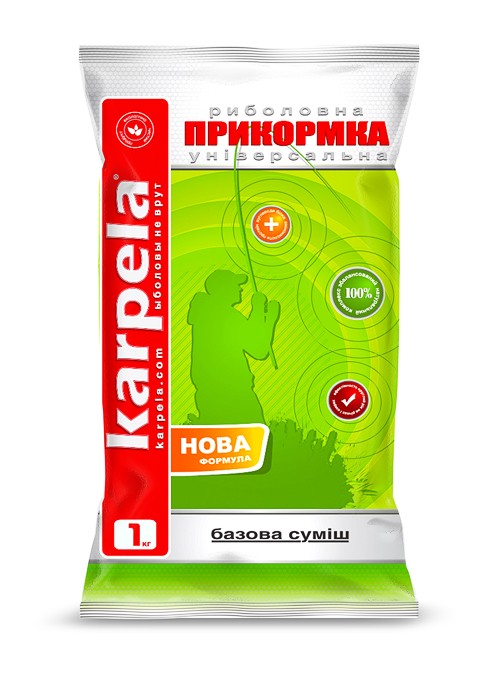 Прикормка Karpela Базовая 1 кг