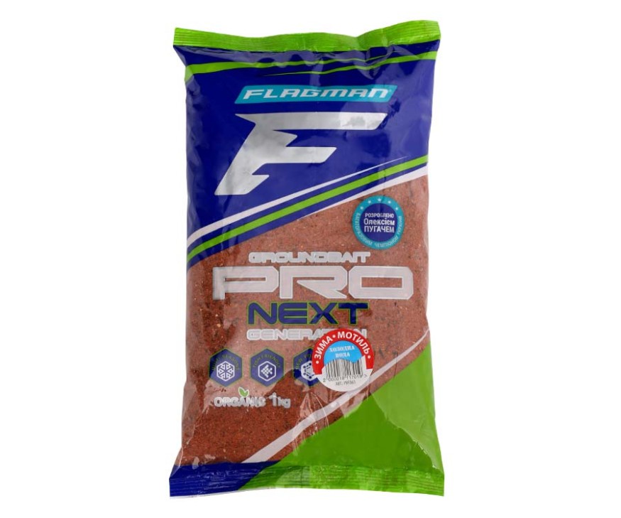 Прикормка Flagman Pro Мотыль Холодная вода 1кг