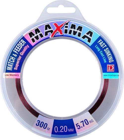 Леска Dragon Maxima Match&amp;Feeder 300m 0.20mm, 5.70kg