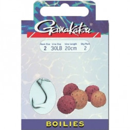 Крючок с поводком Gamakatsu BKS-3513F Boilie Black 0/1