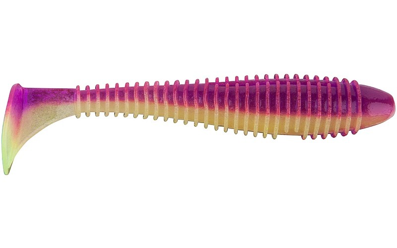 Съедобный силикон Keitech Swing Impact FAT pal#12 grape shad