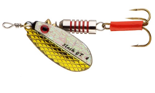 Вращающаяся блесна Cormoran Cora-Z Spinner Flash-GT №3 pearl/yellow