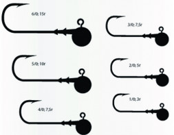 Джиг головка Bratfishing Jig X-F 18 gr 6/0