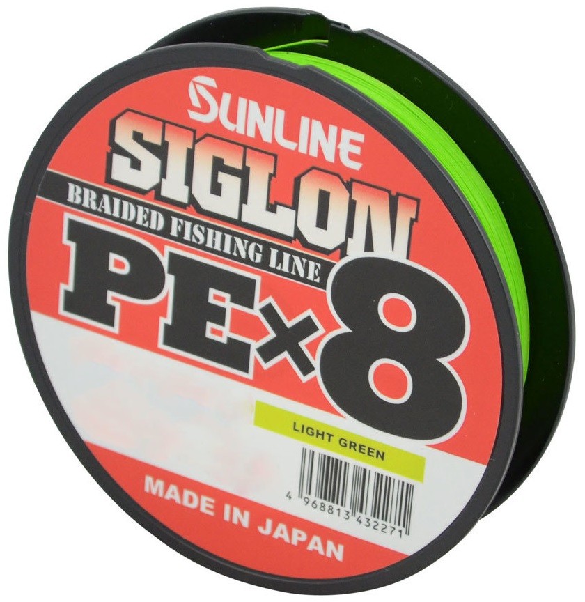 Шнур Sunline Siglon PE х8 150m (салат.) #0.8/0.153mm 12lb/6.0kg