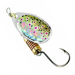 Блесна-вертушка Dam Effzett Natural With Single Hook 6гр (brown trout)