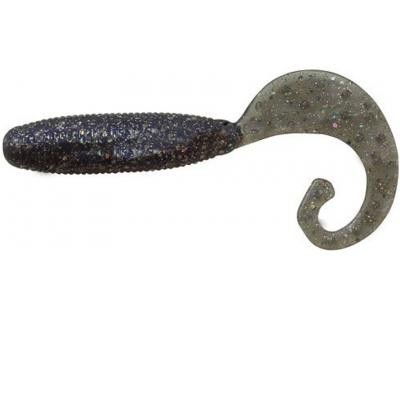 Съедобный силикон Reins FAT G TAIL GRUB 2&quot; U004 UV Shad (ультрафиолет) 20шт (4см)