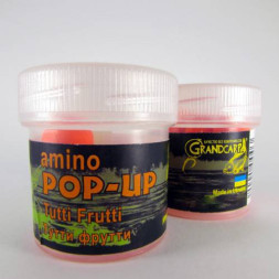 Бойлы amino POP-UP Grandcarp TUTTI FRUTTI (ТУТТИ ФРУТТИ) Ø10 мм 15 шт. (PUP010)