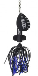 Блесна вертушка DAM MADCAT A-STATIC Screaming Spinner 65g / BLACK DEVIL