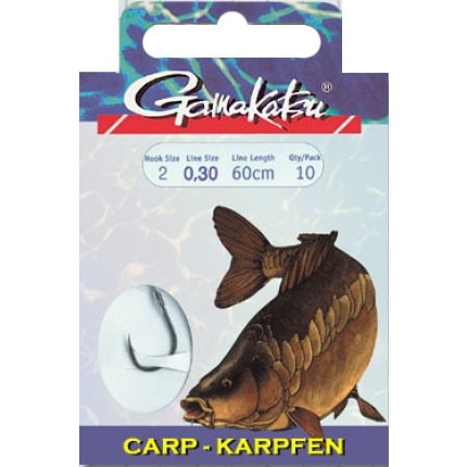 Крючок с поводком Gamakatsu BKS-3510F Carp Black 006