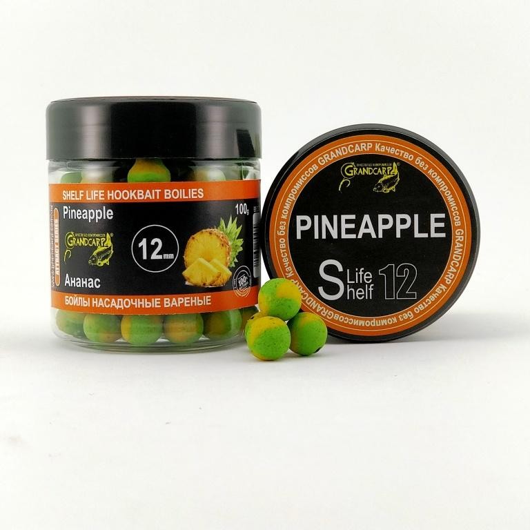 Бойлы насадочные вареные Grandcarp АНАНАС Ø12 мм 100 г (BBC070)