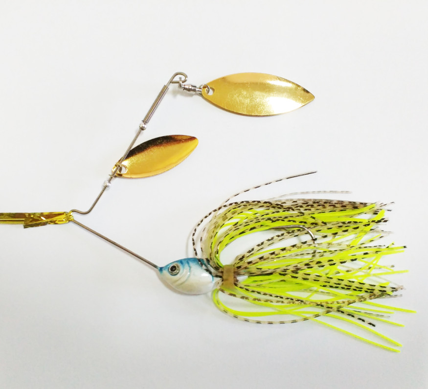 Спинербейт Bratfishing Fera Spinnerbait Mirror Double Blade 17.5g color 016