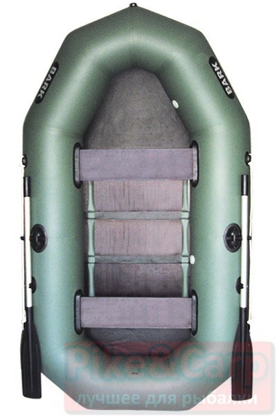 Надувная лодка Bark B-240C гребная двухместная