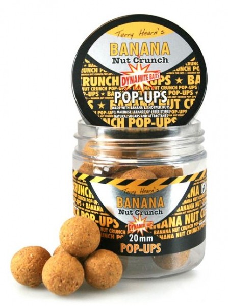Бойлы Dynamite Baits Banana Nut Crunch Pop-Ups 15mm